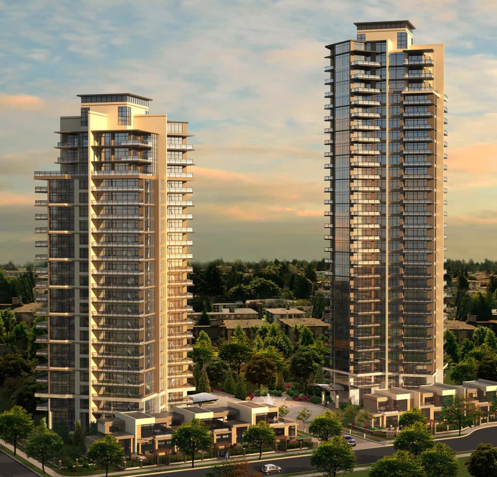 Jewel by Boffo - rendering of both towers