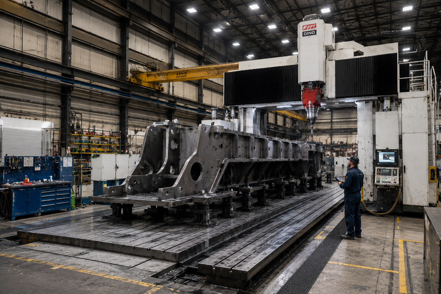 CNC Milling in Industrial Factory