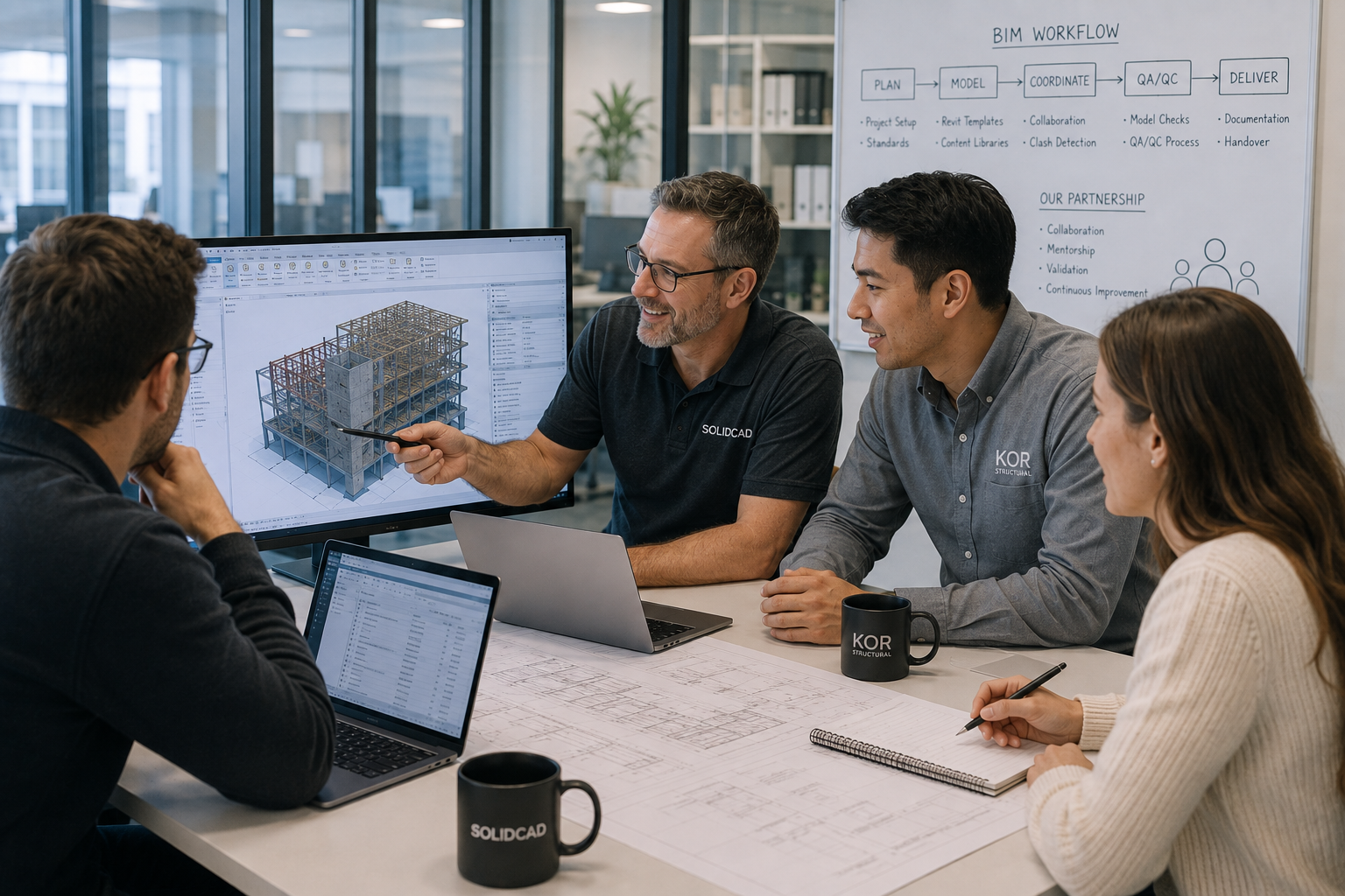 Collaborative BIM Workflow Meeting